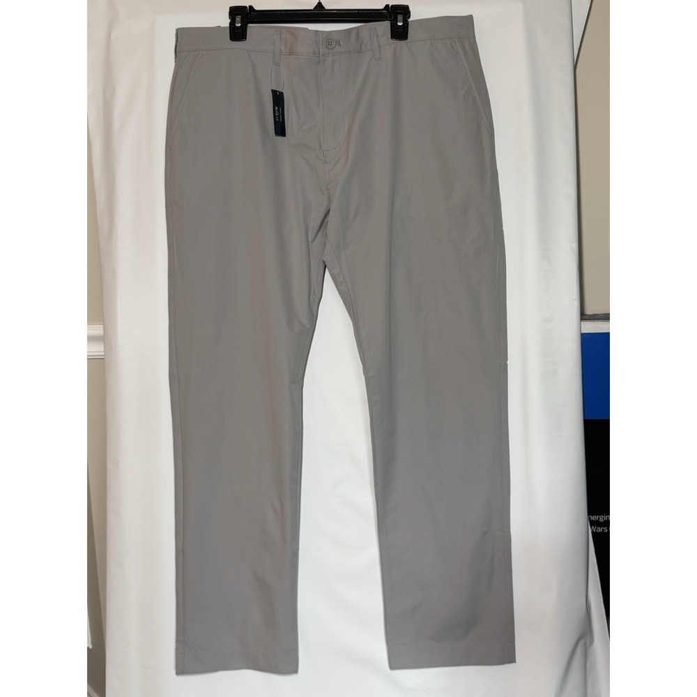 New J Crew Pants Mens 40x32 Slate Gray Flex Slim Tech Performance Stretch AA712